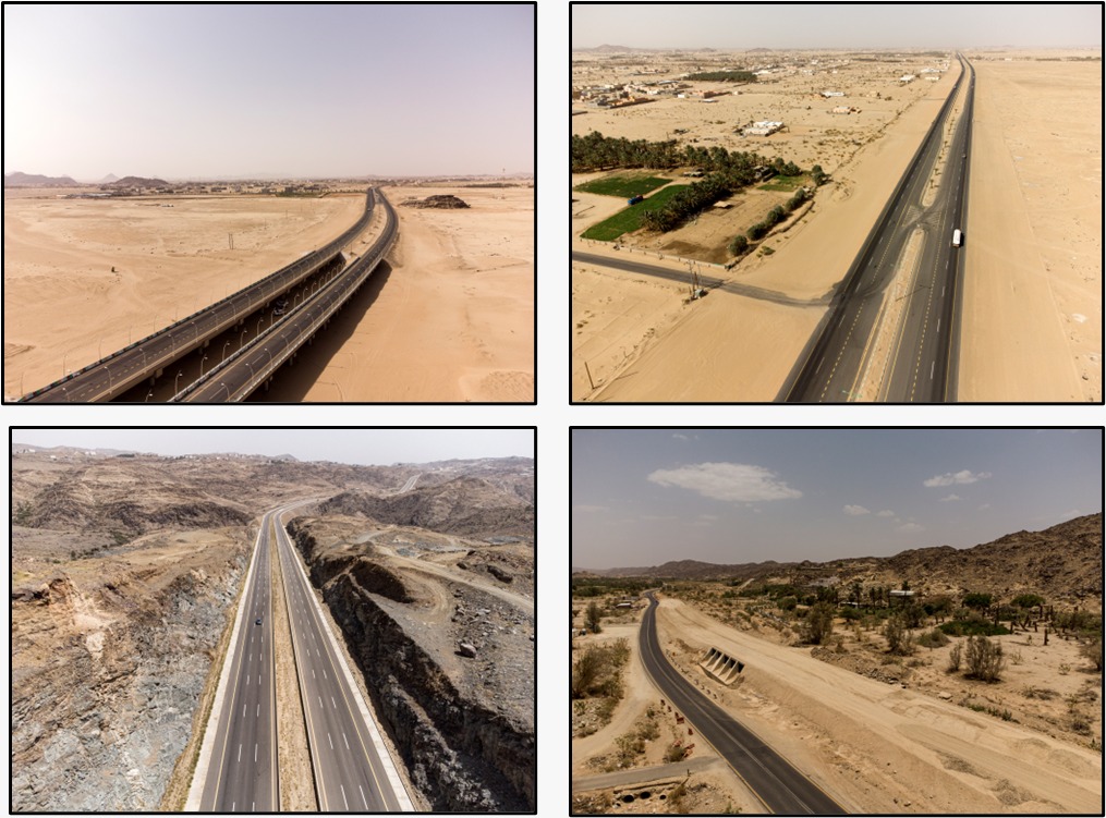 Construction of Roads and Bridges in Al Baha Region