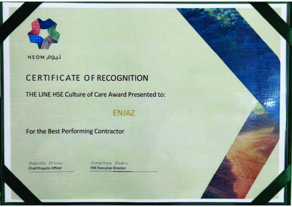 Certificate of Recognition 3