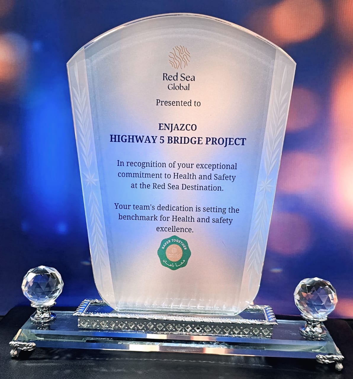 Red Sea Global Certificate of Appreciation 5